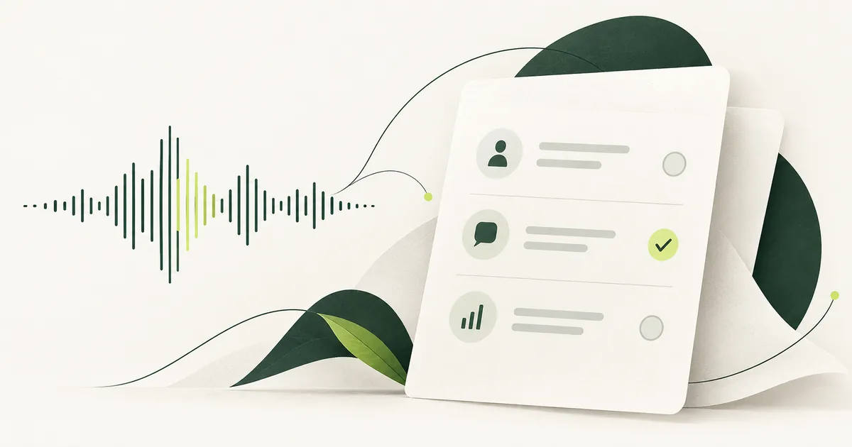 Editorial illustration: AI Call Scoring: How Sales Calls Are Evaluated