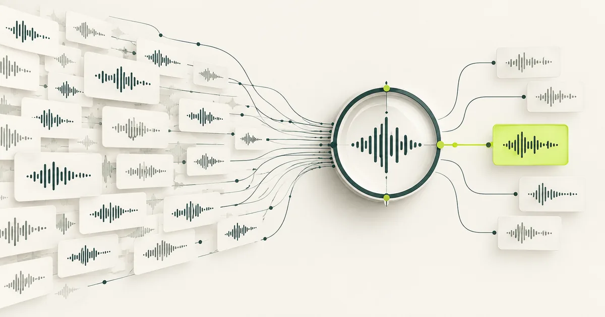Editorial illustration: Beyond Random Reviews: Measuring AI Call QA Coverage